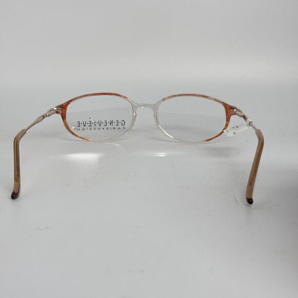 Genevieve Paris Design MO Ginger Color Brown 135MM Eyeglass Frame H17022 - Picture 3 of 9